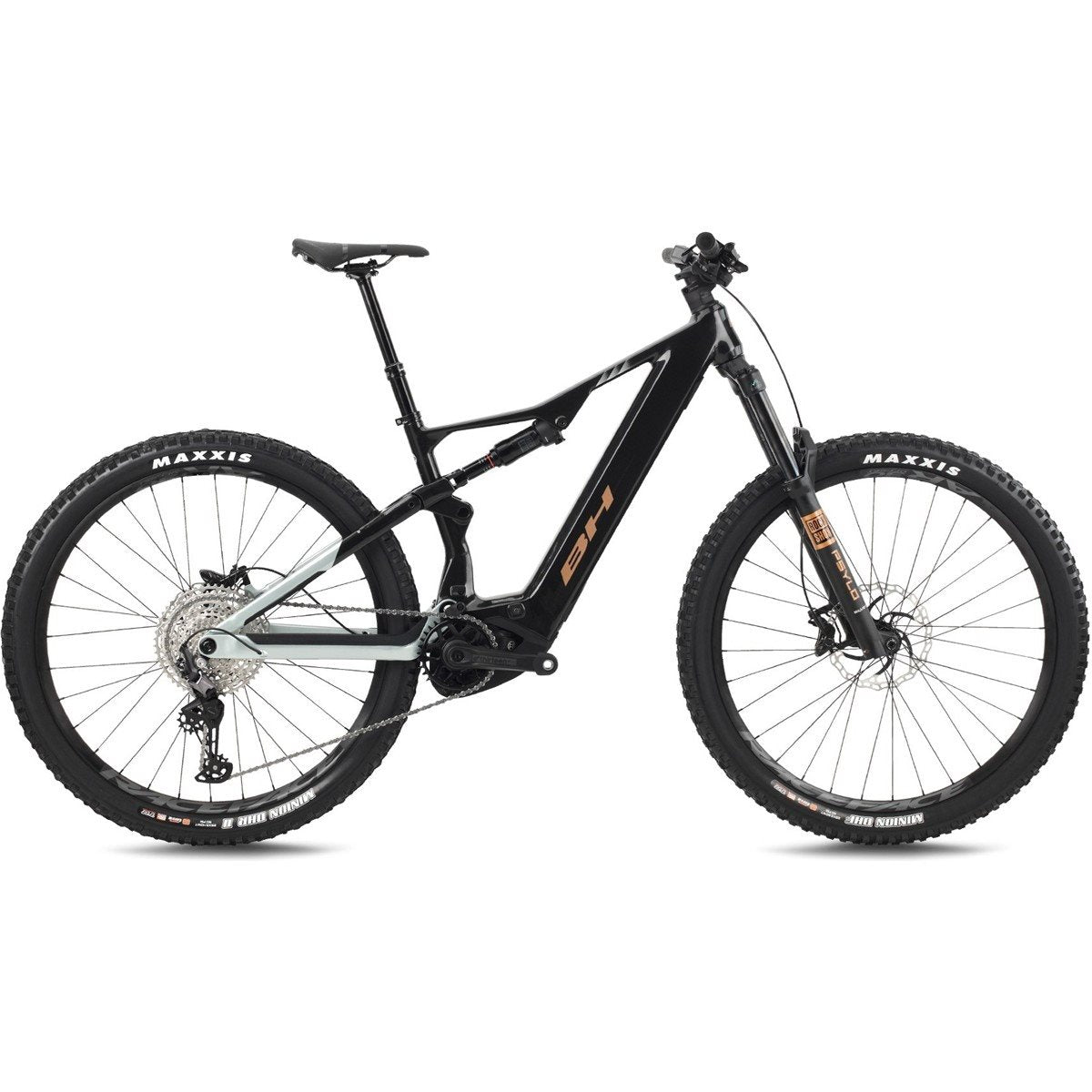 El MTB BH iLynx+ NX Enduro 9.0 Black/Oxyde/Sea Blue
