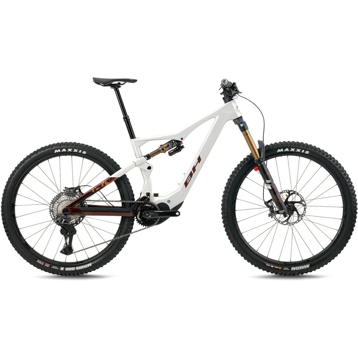 El MTB BH iLynx+ SL Enduro Carbon 9.8 White/Dark Brown/Oxyde