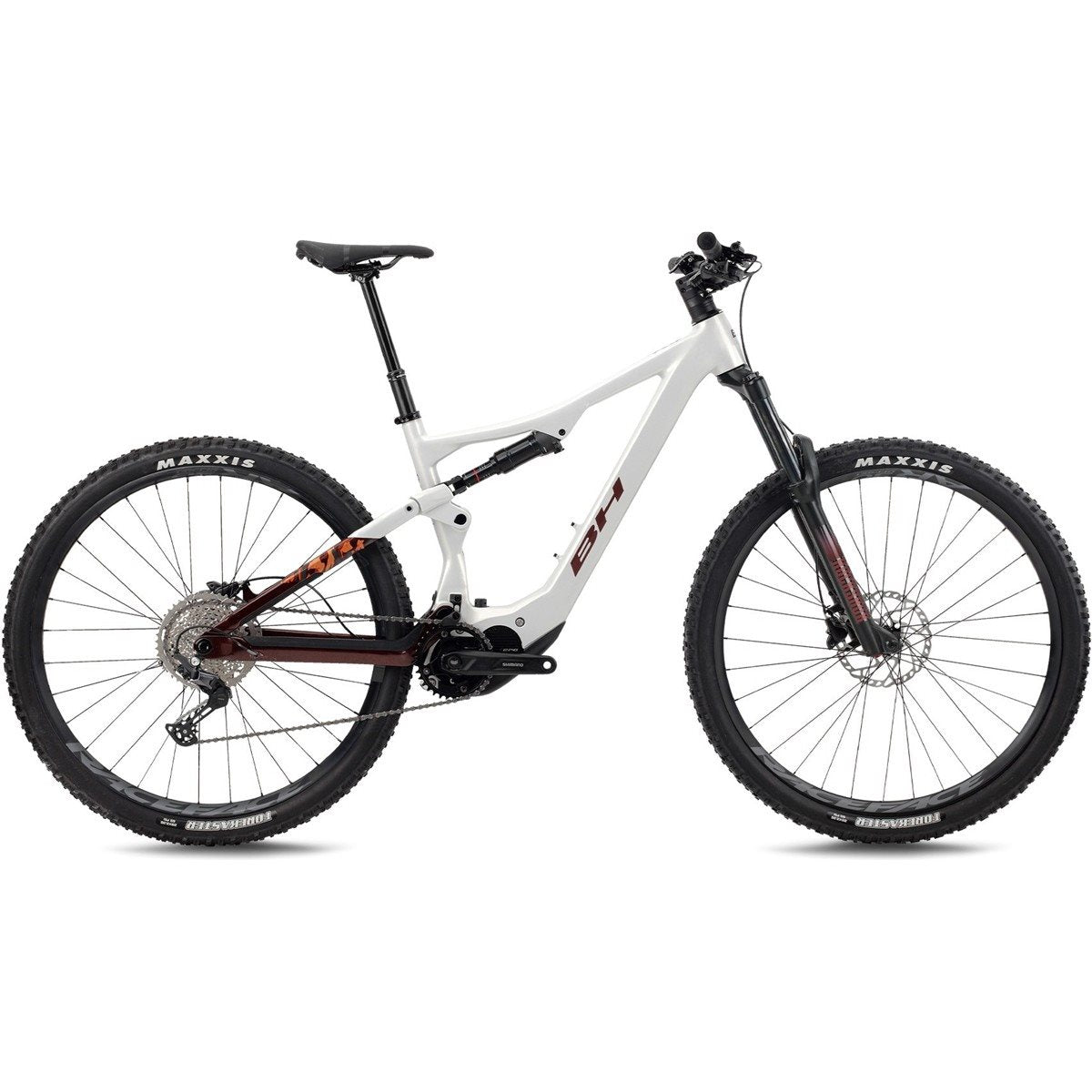 El MTB BH iLynx+ SL Trail 8.0 White/Dark Brown/Oxyde