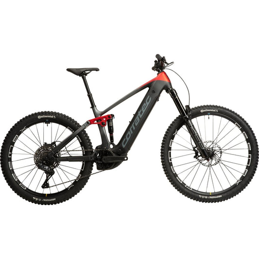 El MTB Corratec E-Power RS 160 Di2 Automatic Black/Red/Dark Silver