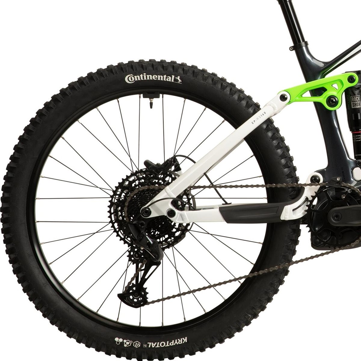 El MTB Corratec E-Power RS 160 Elite 600 Anthracite/White/Bright Green