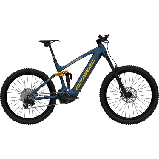 El MTB Corratec E-Power RS 160 LTD Dark Blue/Yellow/ Dark Beige