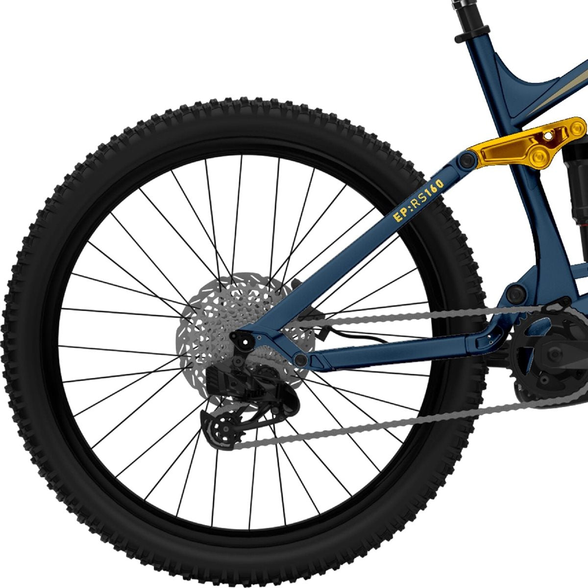 El MTB Corratec E-Power RS 160 LTD Dark Blue/Yellow/ Dark Beige