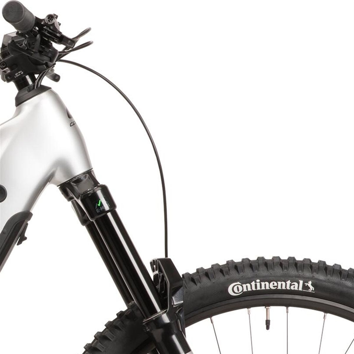 El MTB Corratec E-Power RS 160 Pro Silver/Red/Dark Grey