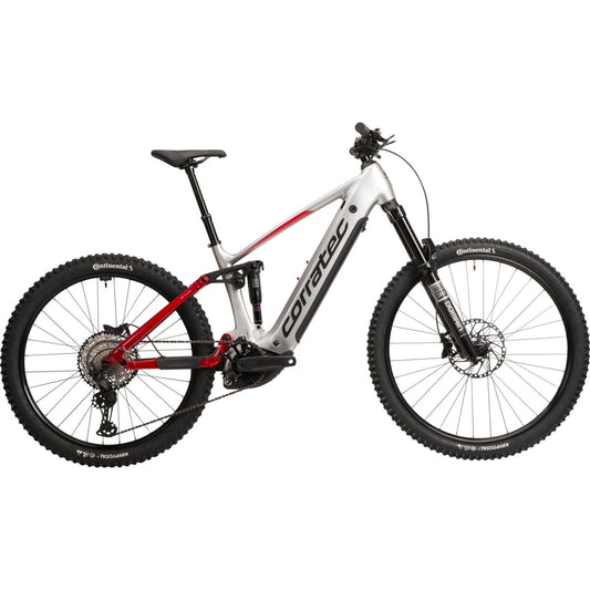 El MTB Corratec E-Power RS 160 Pro Silver/Red/Dark Grey