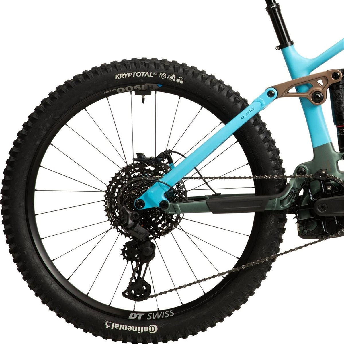 El MTB Corratec E-Power RS 160 Pro Team Dark Green/Light Blue/Bronze