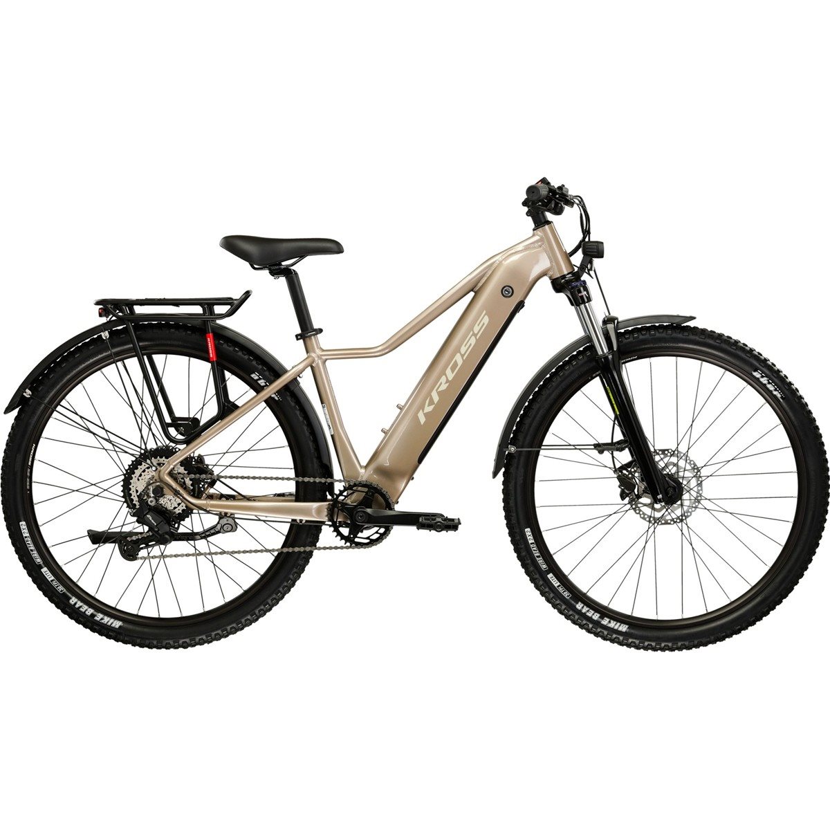 El MTB Kross Lea Boost 1.0 EQ Pearl/Silver