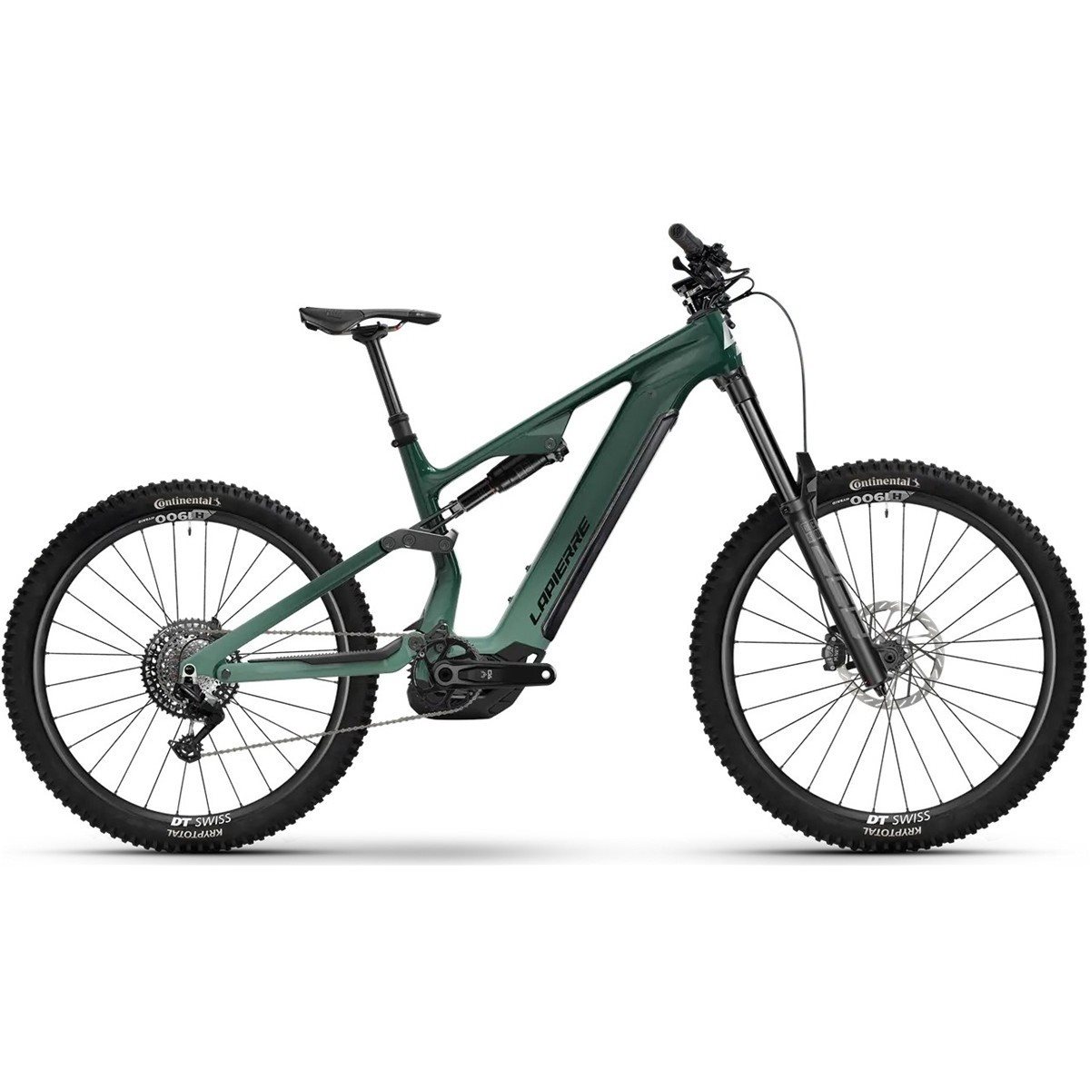 El MTB Lapierre Overvolt AM CF 6.8 Deep Emerald Green