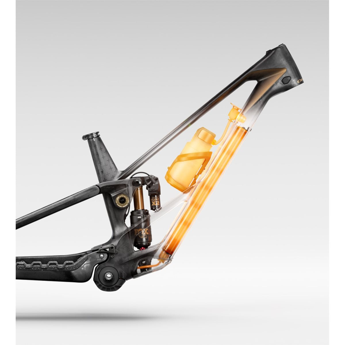 El MTB Orbea Rallon RS-Team Fuel Carbon View/Magic Gold