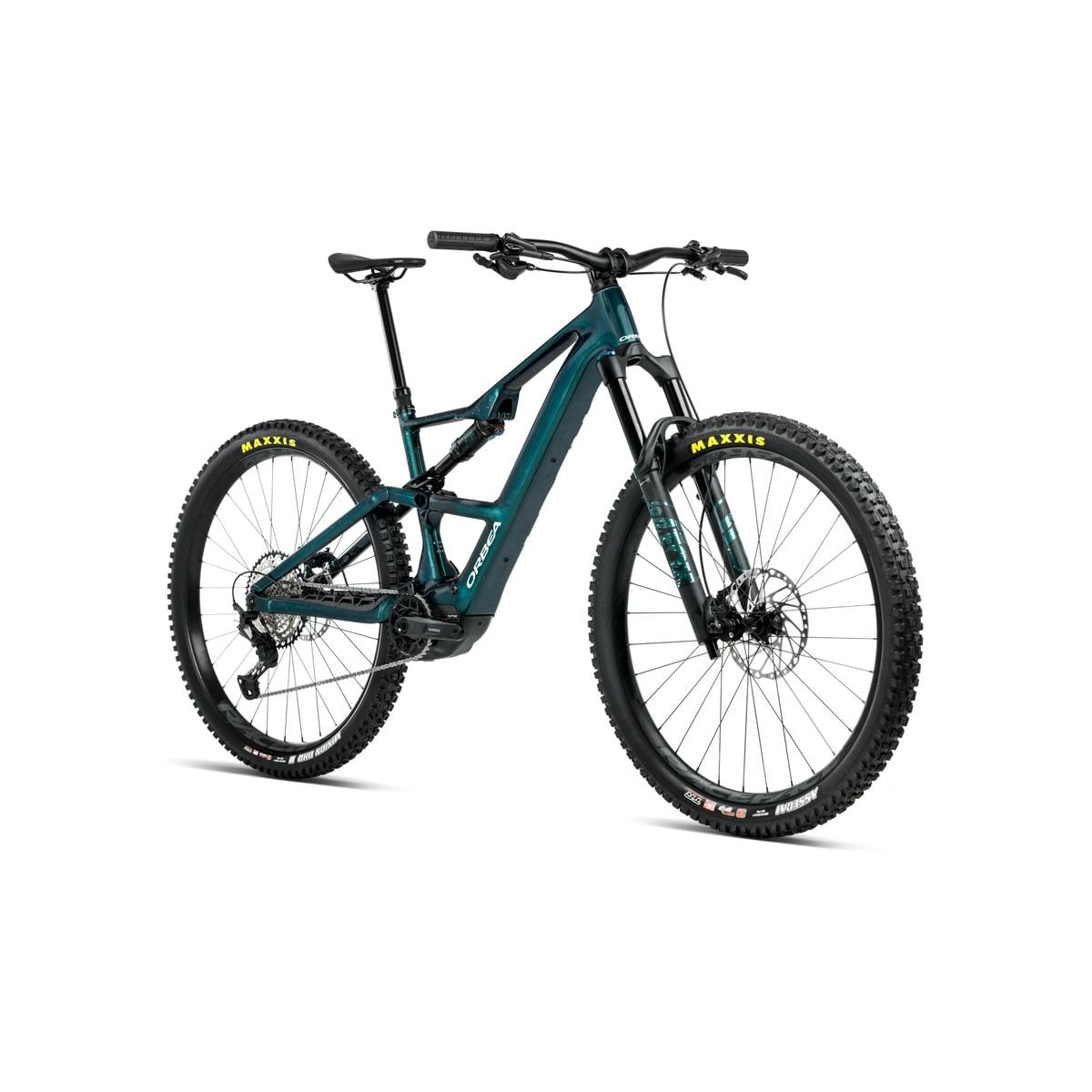 El MTB Orbea Rise LT H10 630Wh Escape Green/Splash Ice Green