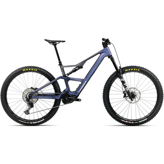 El MTB Orbea Rise LT M20 630W Tanzanite Carbon View/Carbon Raw