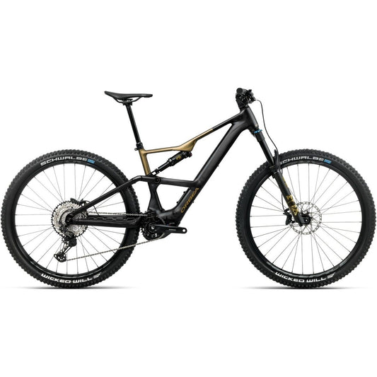 El MTB Orbea Rise SL H10 630Wh Diamond Black/Splash Olive Green