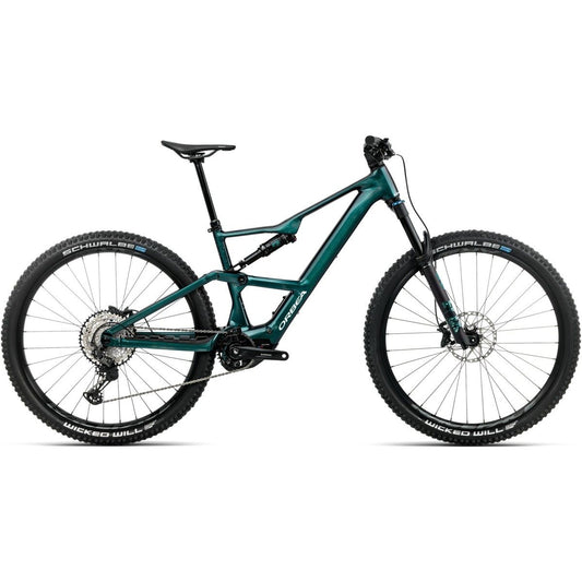 El MTB Orbea Rise SL H10 630Wh Escape Green/Splash Ice Green