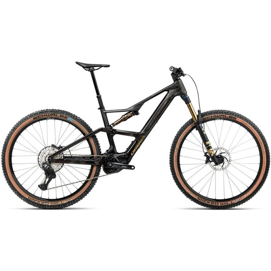 El MTB Orbea Rise SL M10 630W XT Di2 Cosmic Carbon View/Golden Sand