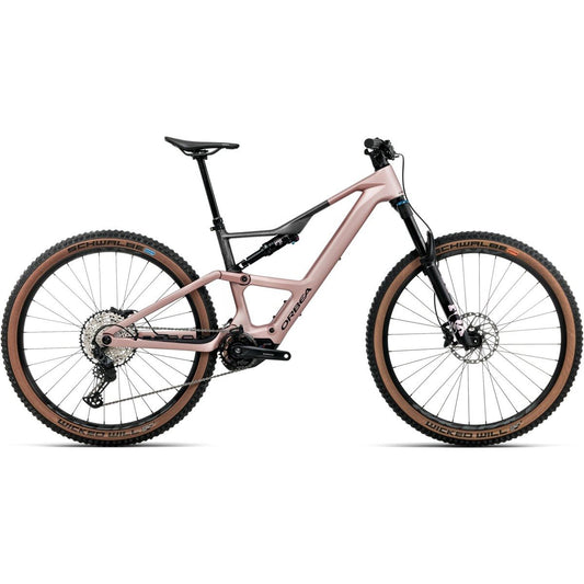 El MTB Orbea Rise SL M20 420W Desert Rose/Carbon Raw