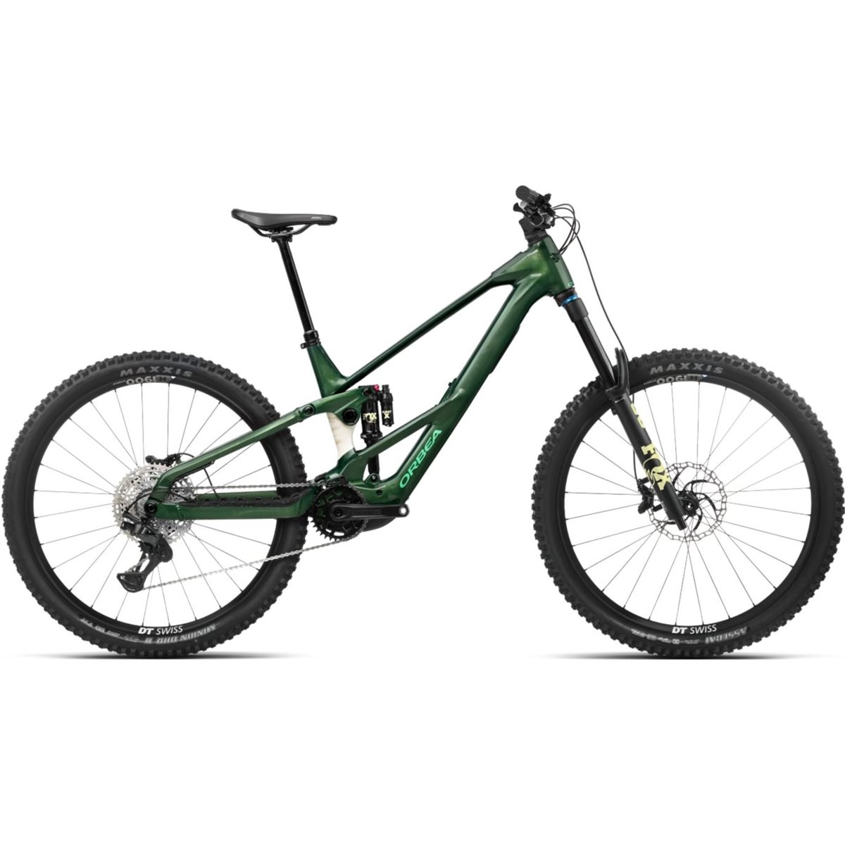 El MTB Orbea Wild LT H10 Avinox M2S Racing Green/White Cream