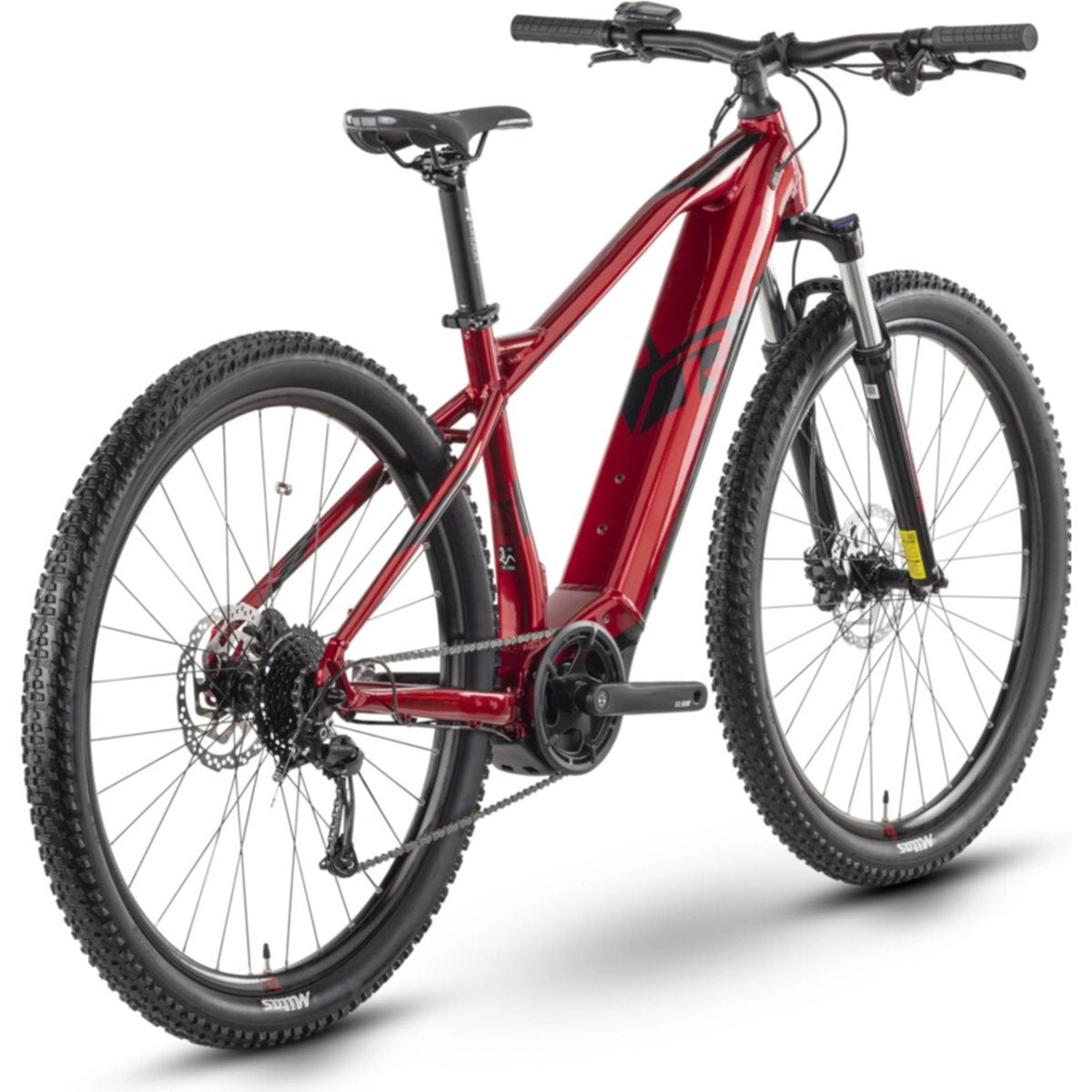 El MTB Raymon HardRay E 4.0 Deepred/Black