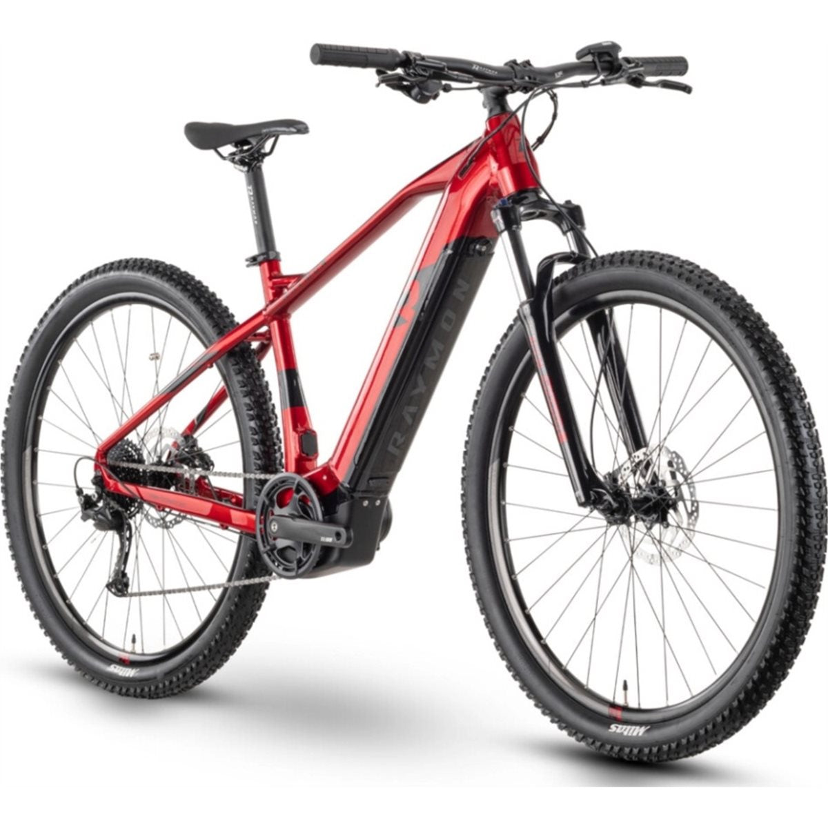 El MTB Raymon HardRay E 4.0 Deepred/Black