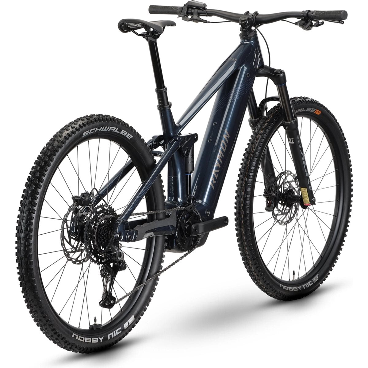 El MTB Raymon Korak Comp Steelblue/Taupe