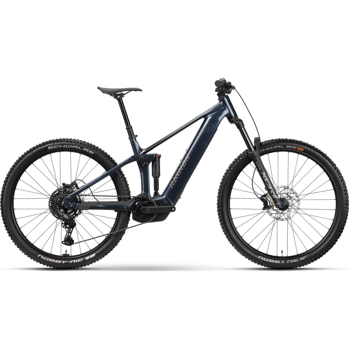 El MTB Raymon Korak Comp Steelblue/Taupe