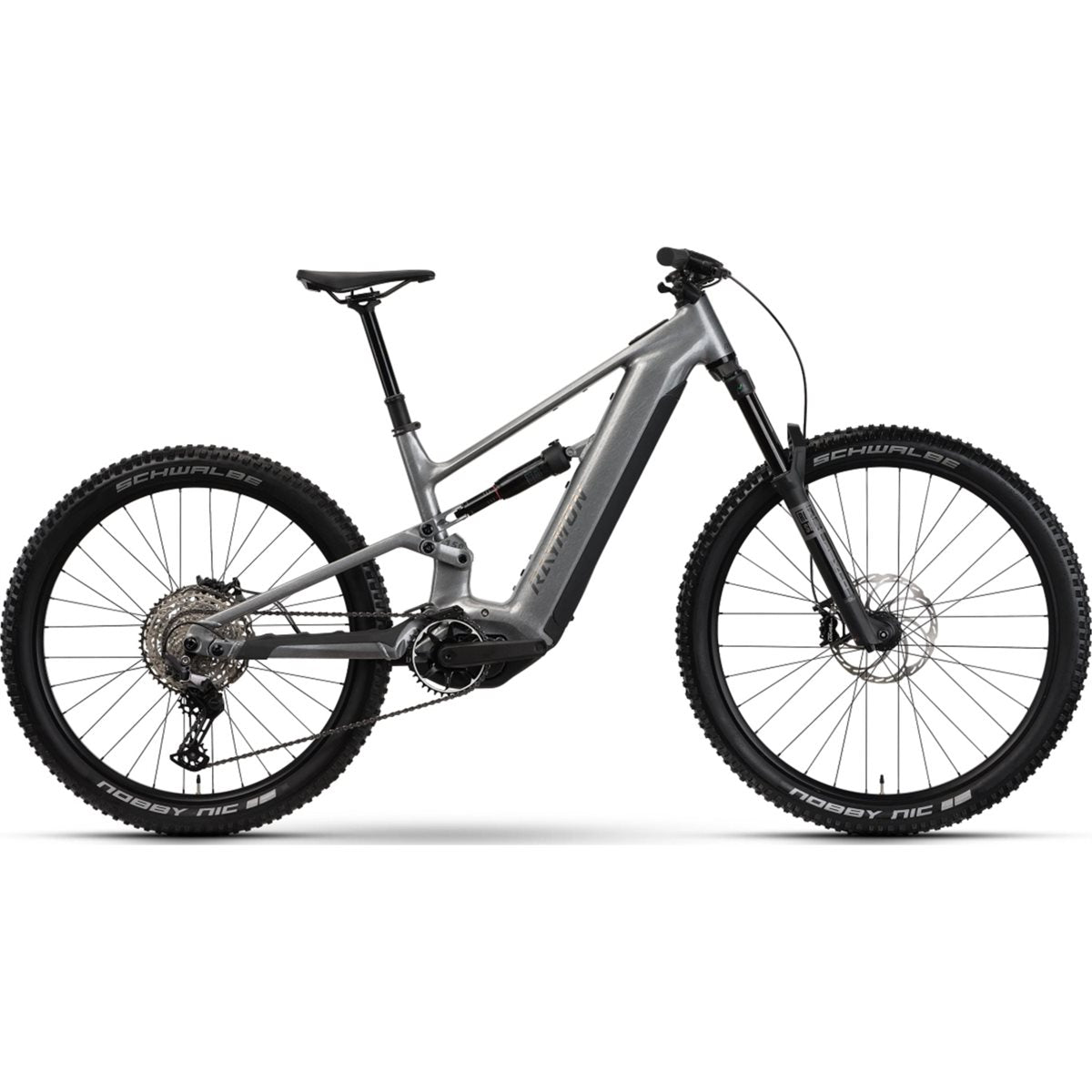 El MTB Raymon Ravor Comp Silver Marble