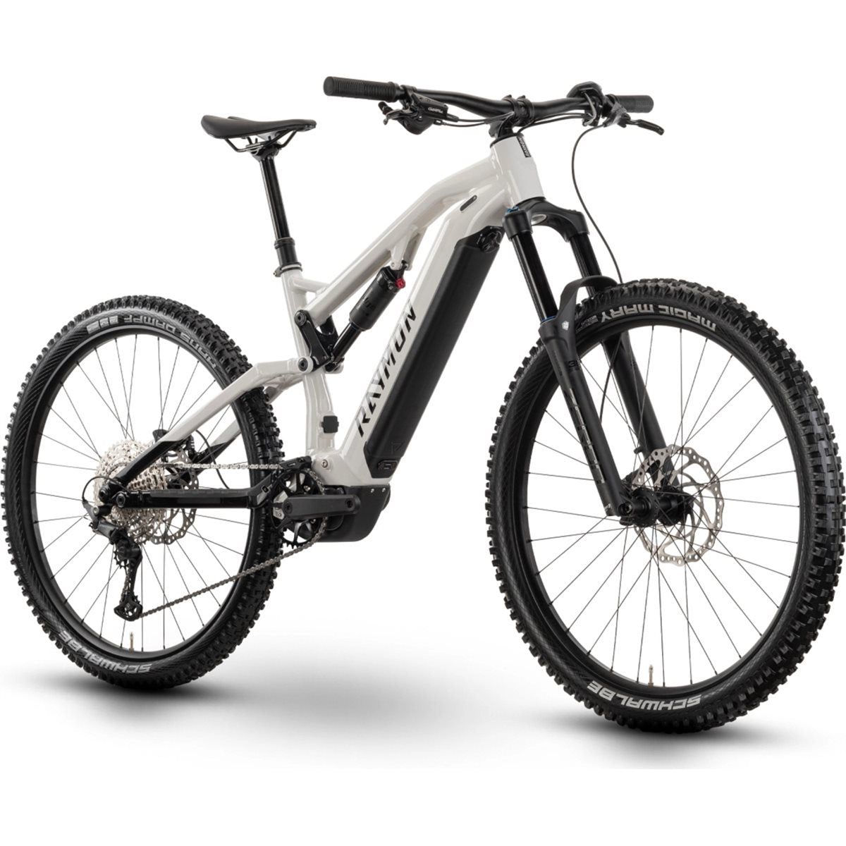 El MTB Raymon Trailray 150 Storm/Black/Violet