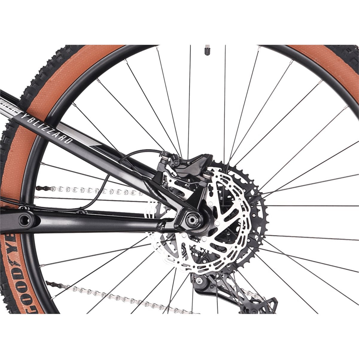 El MTB Rock Machine eBlizzard 30 S DVO Edition Gloss Silver/Black/Grey