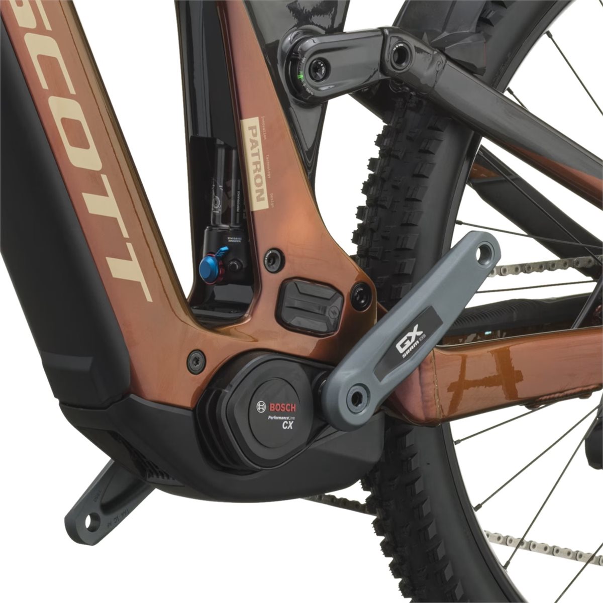 El MTB Scott Patron 10 Obsidian Red/Carbon Black