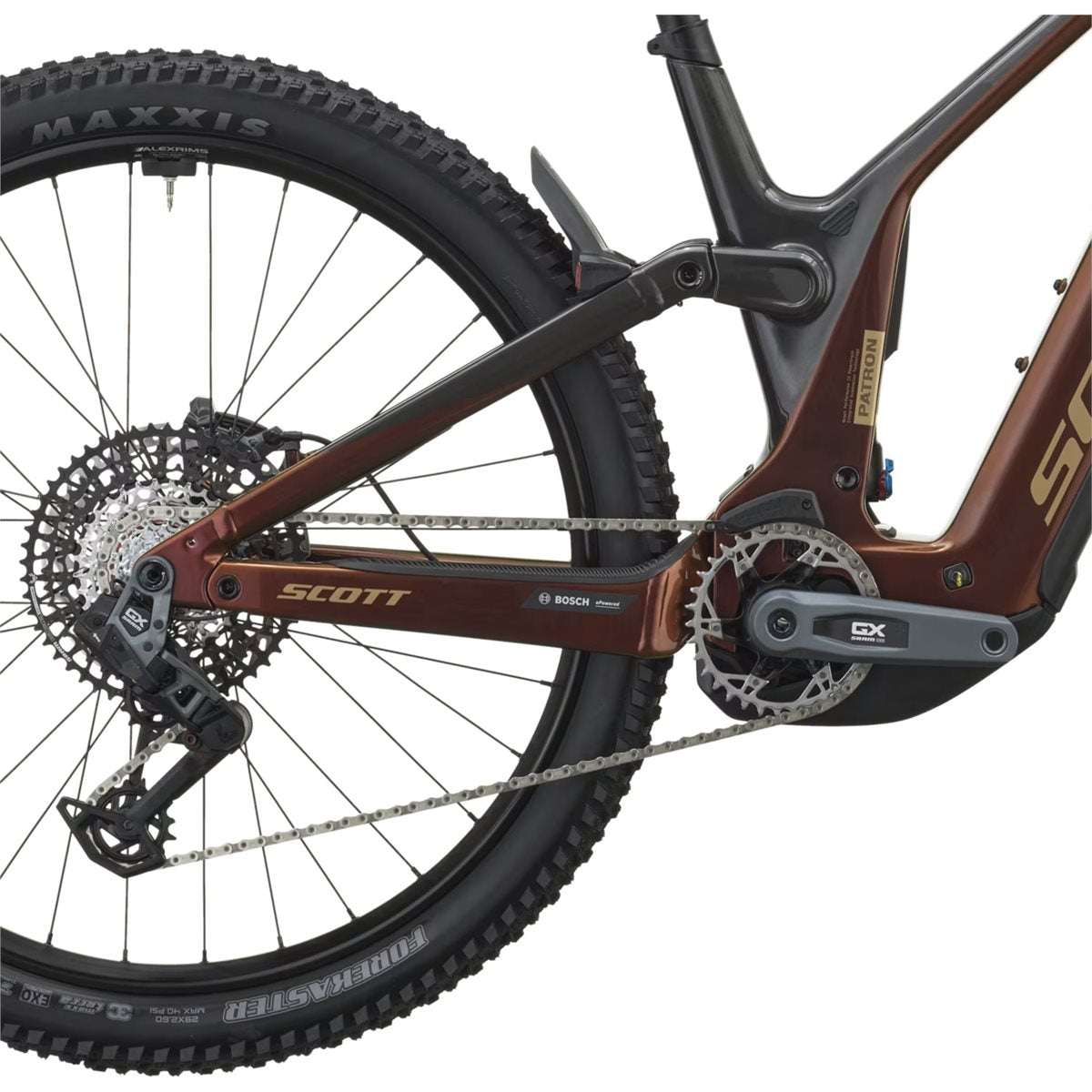 El MTB Scott Patron 10 Obsidian Red/Carbon Black