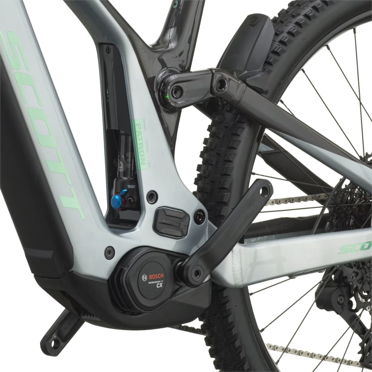 El MTB Scott Patron 20 Pulse Grey/Carbon Black