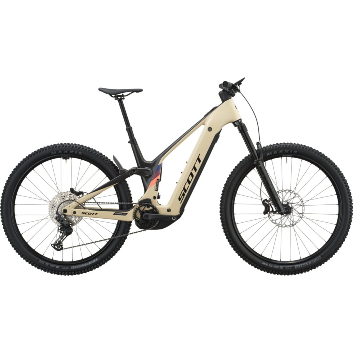 El MTB Scott Patron 30 Solitude Beige/Carbon Black