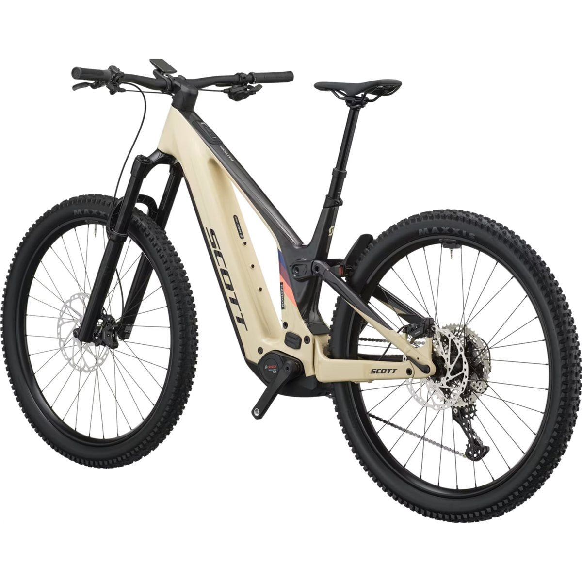El MTB Scott Patron 30 Solitude Beige/Carbon Black