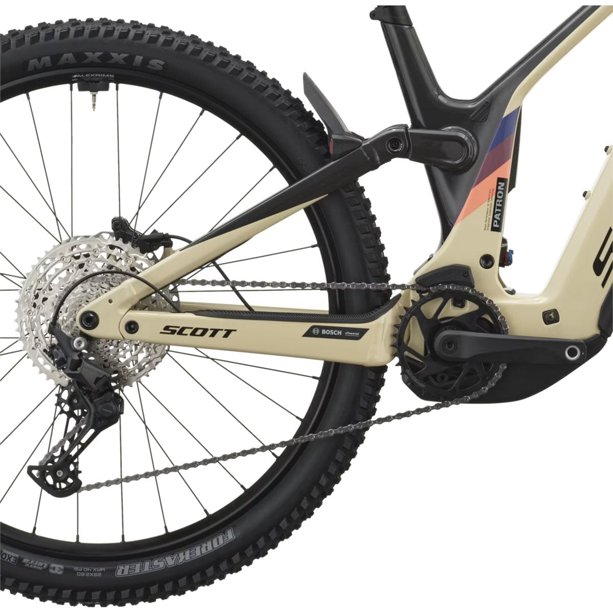 El MTB Scott Patron 30 Solitude Beige/Carbon Black