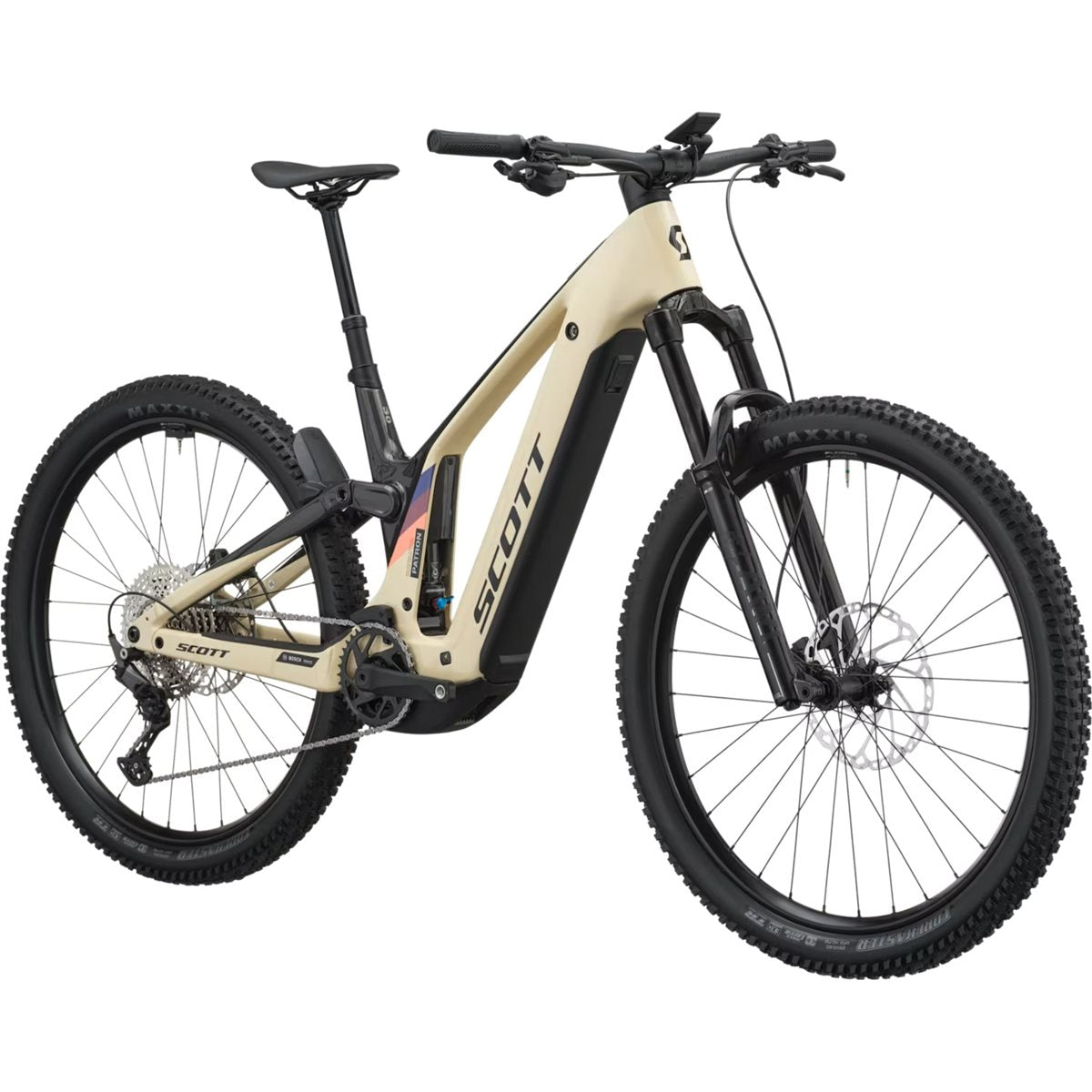 El MTB Scott Patron 30 Solitude Beige/Carbon Black