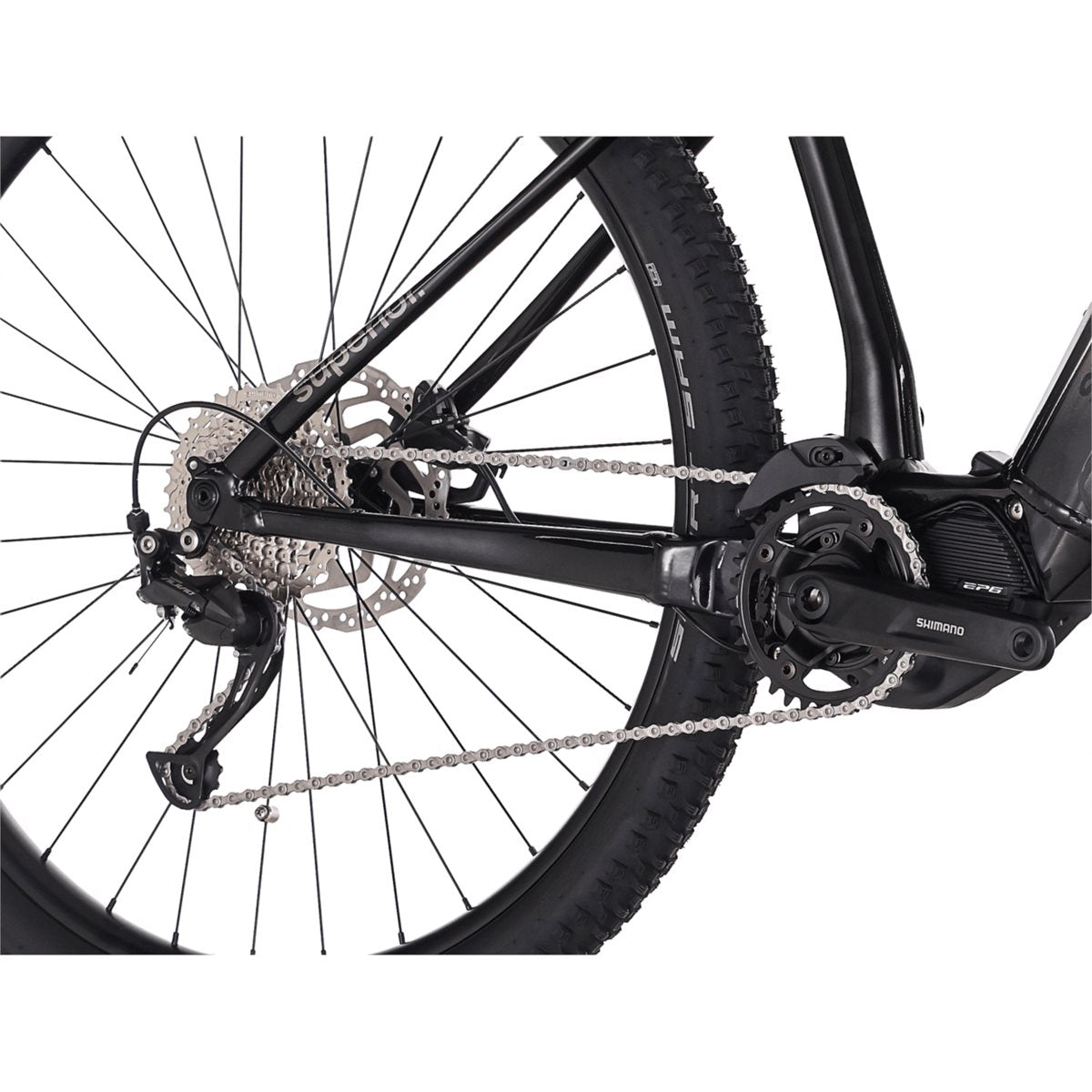 El MTB Superior eXP 6.4 STEPS Gloss Black