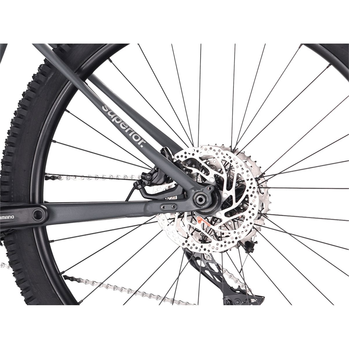 El MTB Superior eXP 6.7 STEPS Matte Anthracite