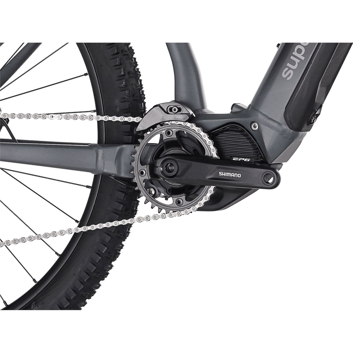 El MTB Superior eXP 6.7 STEPS Matte Anthracite