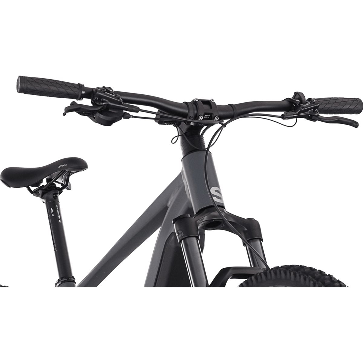 El MTB Superior eXP 6.7 STEPS Matte Anthracite