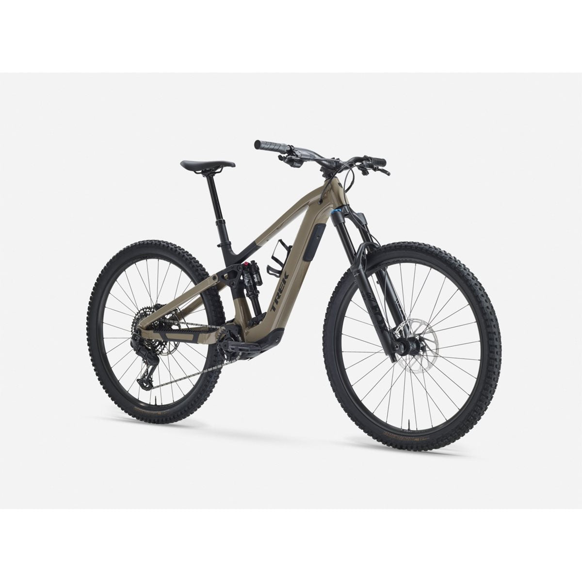 El MTB Trek Fuel+ EX 8 Gen 2 Wild Mushroom/Trek Black