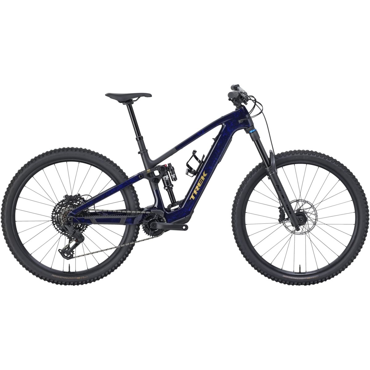 El MTB Trek Fuel+ EX 9.7 Gen 2 Gloss Navy Smoke/Matte Trek Black