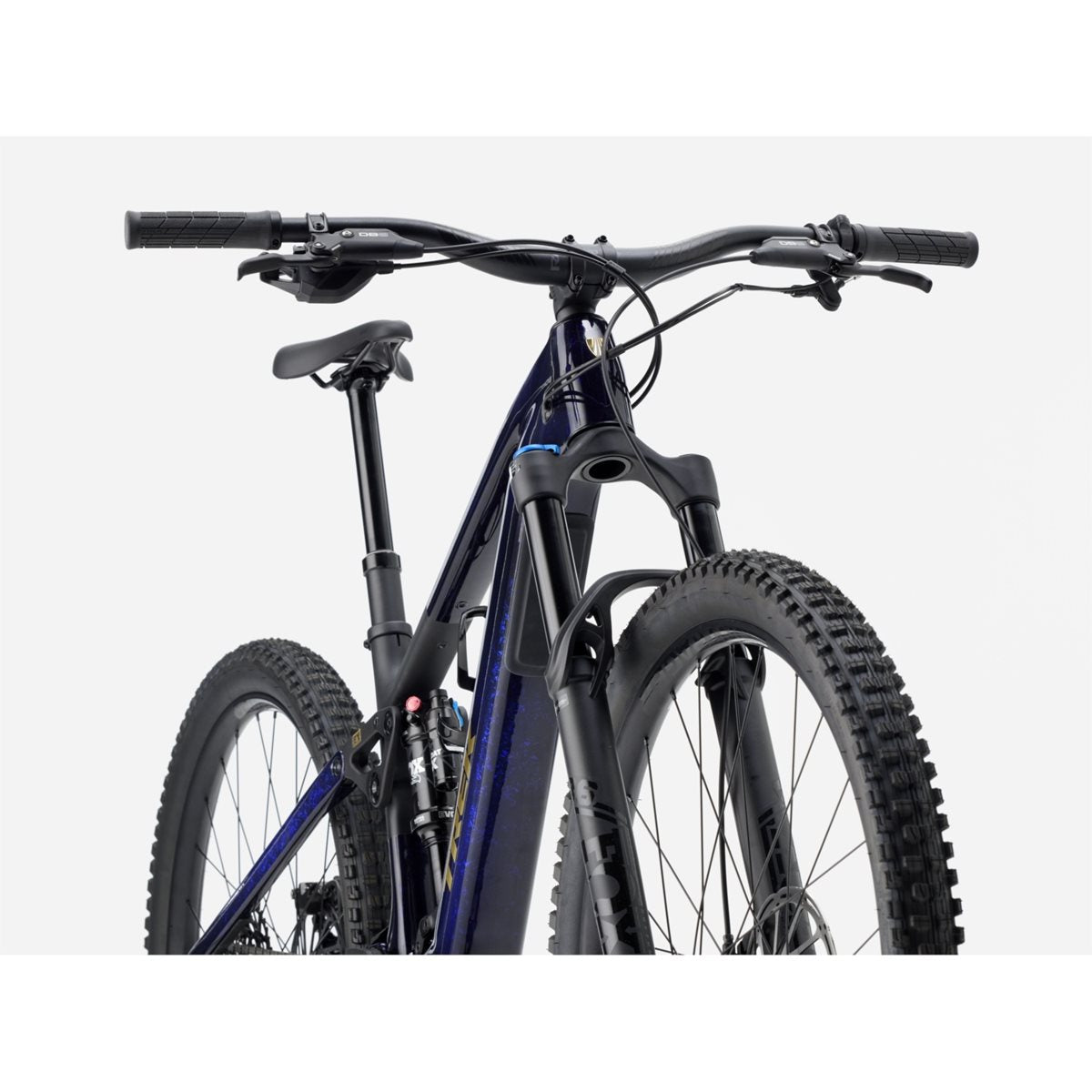 El MTB Trek Fuel+ EX 9.7 Gen 2 Gloss Navy Smoke/Matte Trek Black