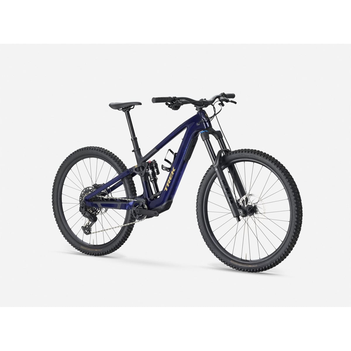 El MTB Trek Fuel+ EX 9.7 Gen 2 Gloss Navy Smoke/Matte Trek Black