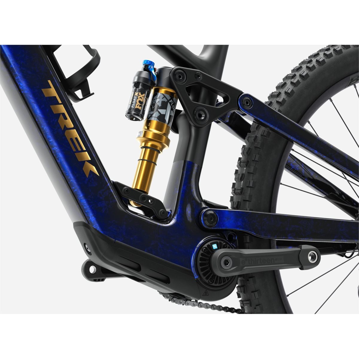 El MTB Trek Fuel+ EX 9.8 XT Gen 2 Gloss Navy Smoke/Matte Trek Black