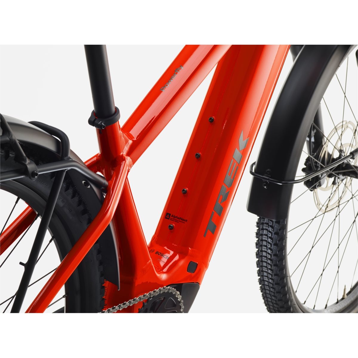 El MTB Trek Powerfly+ 4 EQ Gen 5 800Wh Radioactive Red/Black Chrome