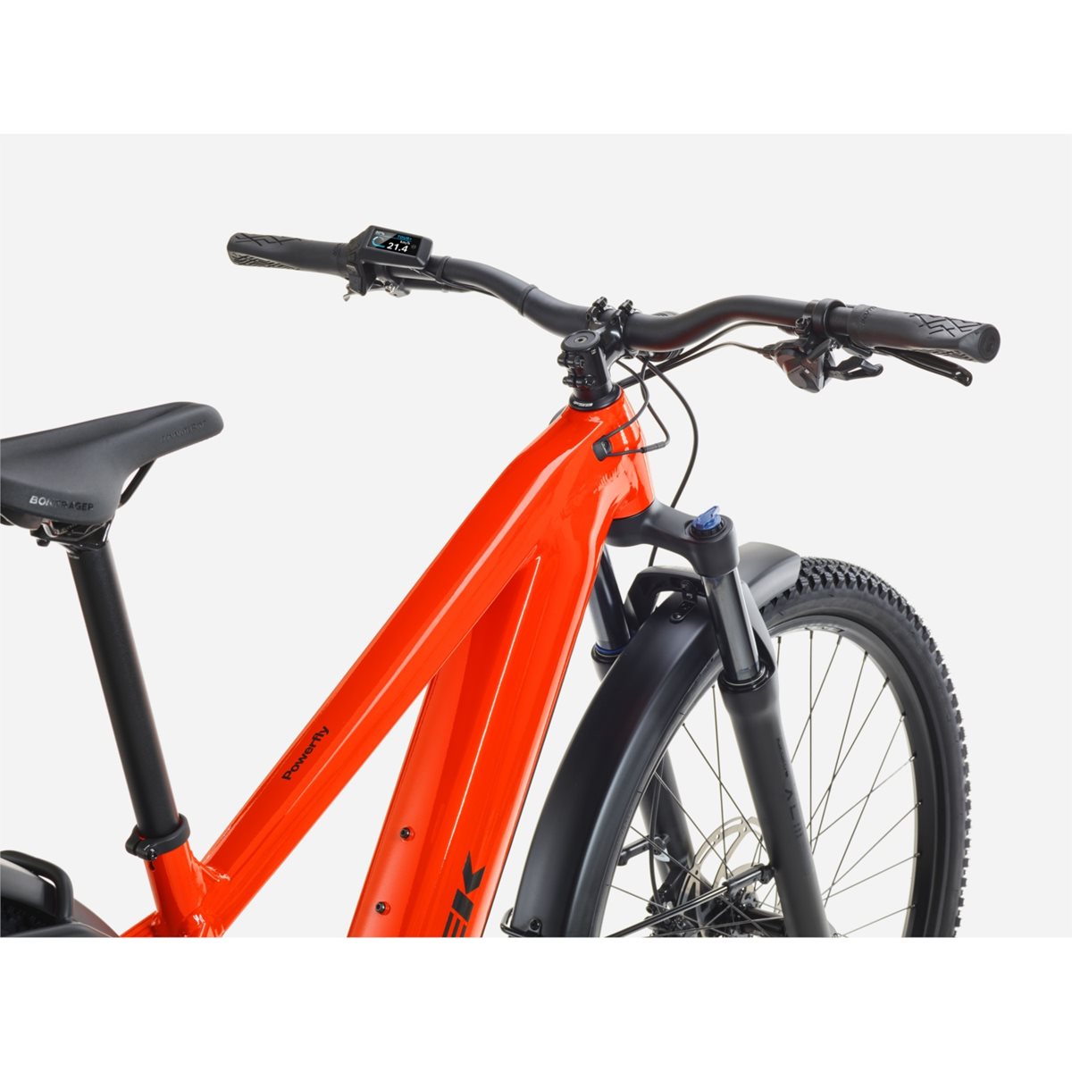 El MTB Trek Powerfly+ 4 EQ Gen 5 800Wh Radioactive Red/Black Chrome