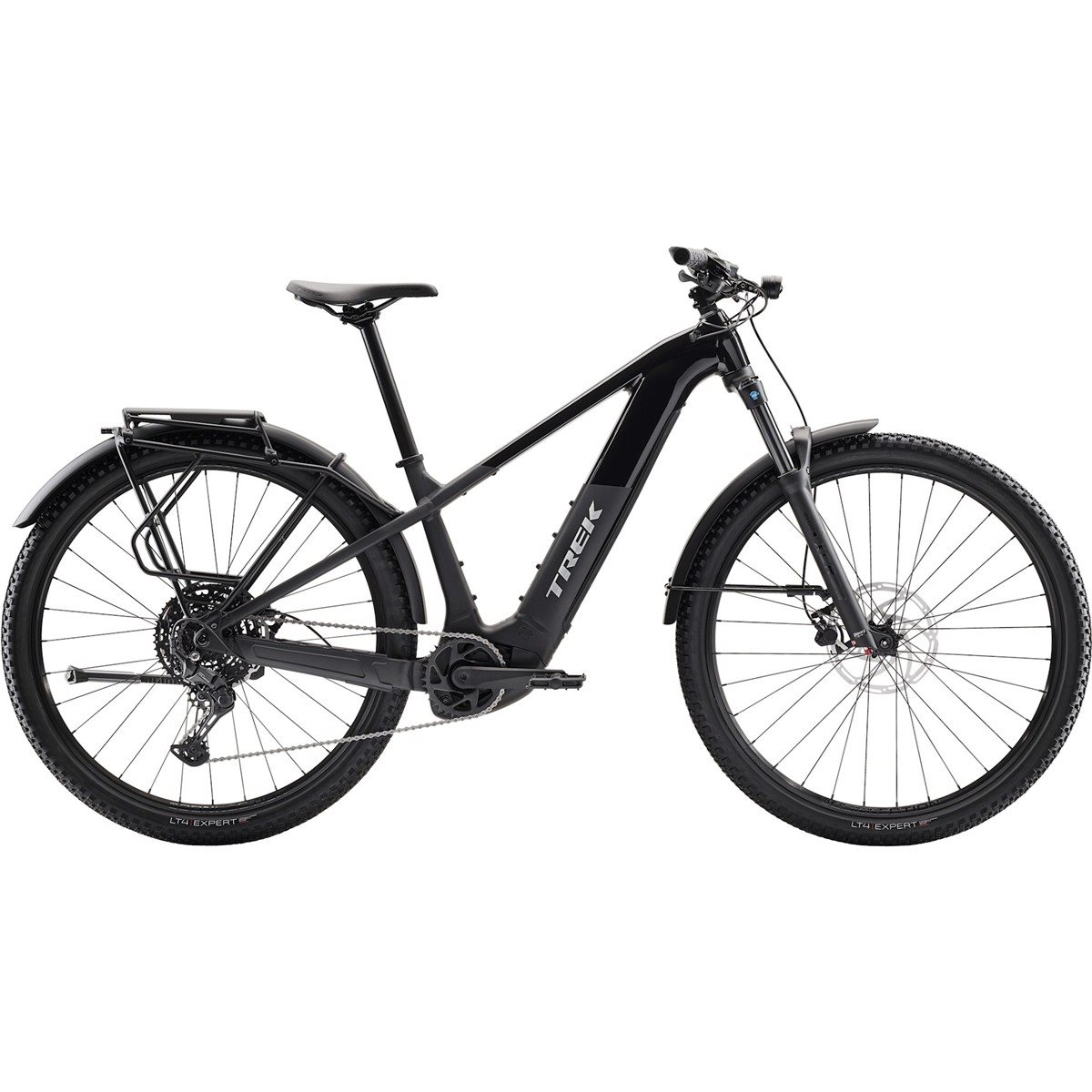El MTB Trek Powerfly+ 4 Equipped 800Wh Gen 5 Dark Star/Dark Web