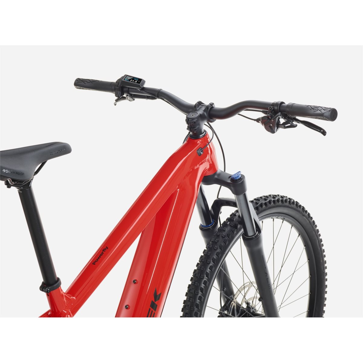 El MTB Trek Powerfly+ 4 Gen 5 800Wh Radioactive Red/Black Chrome
