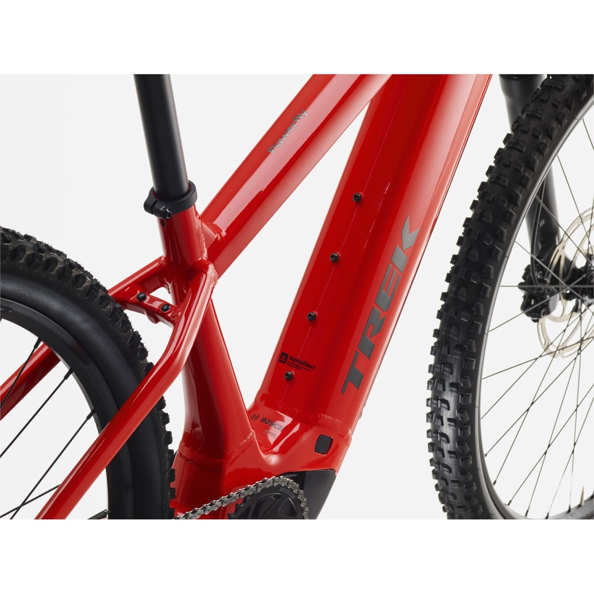 El MTB Trek Powerfly+ 4 Gen 5 800Wh Radioactive Red/Black Chrome