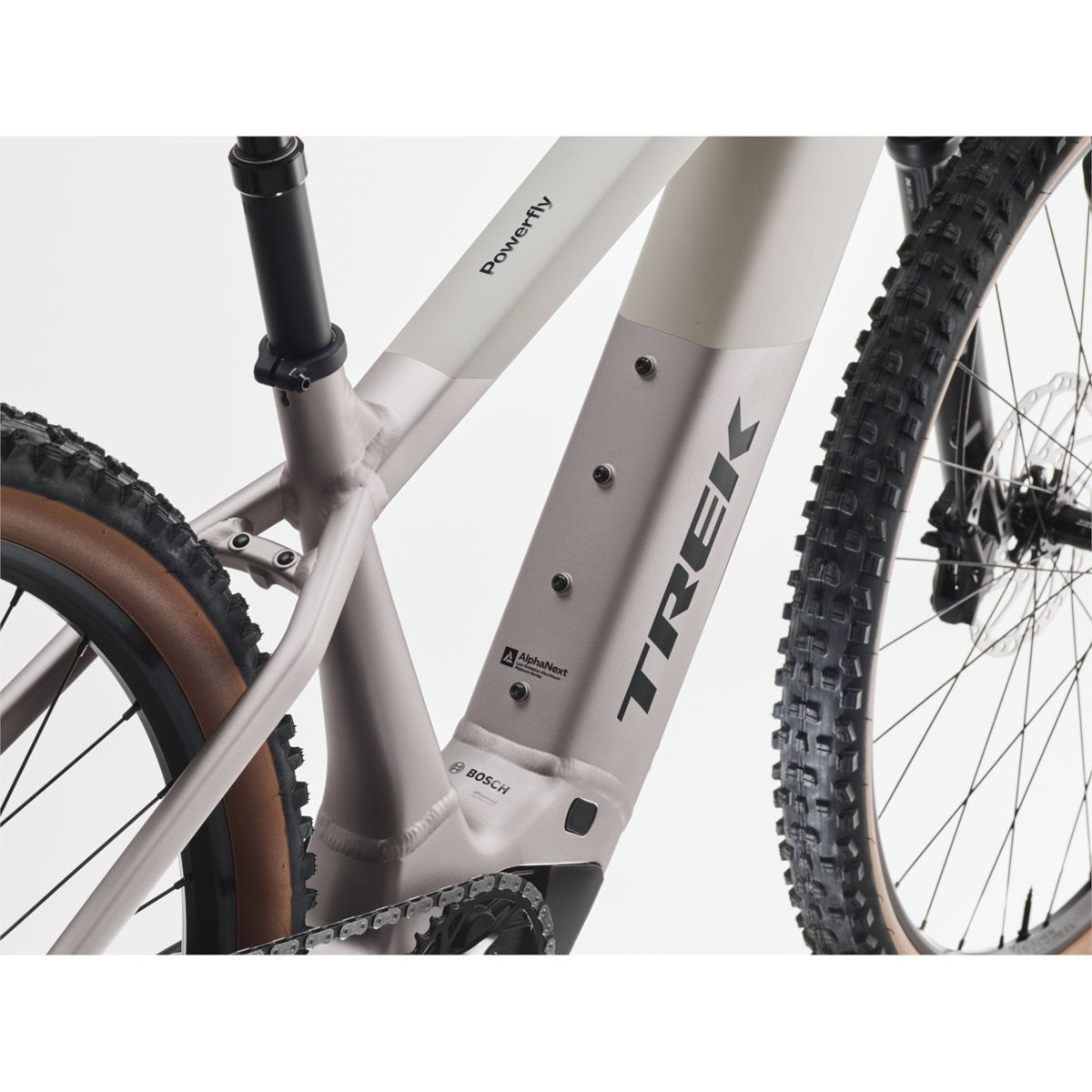El MTB Trek Powerfly+ 8 Gen 5 800Wh Buff Beige/Supernova