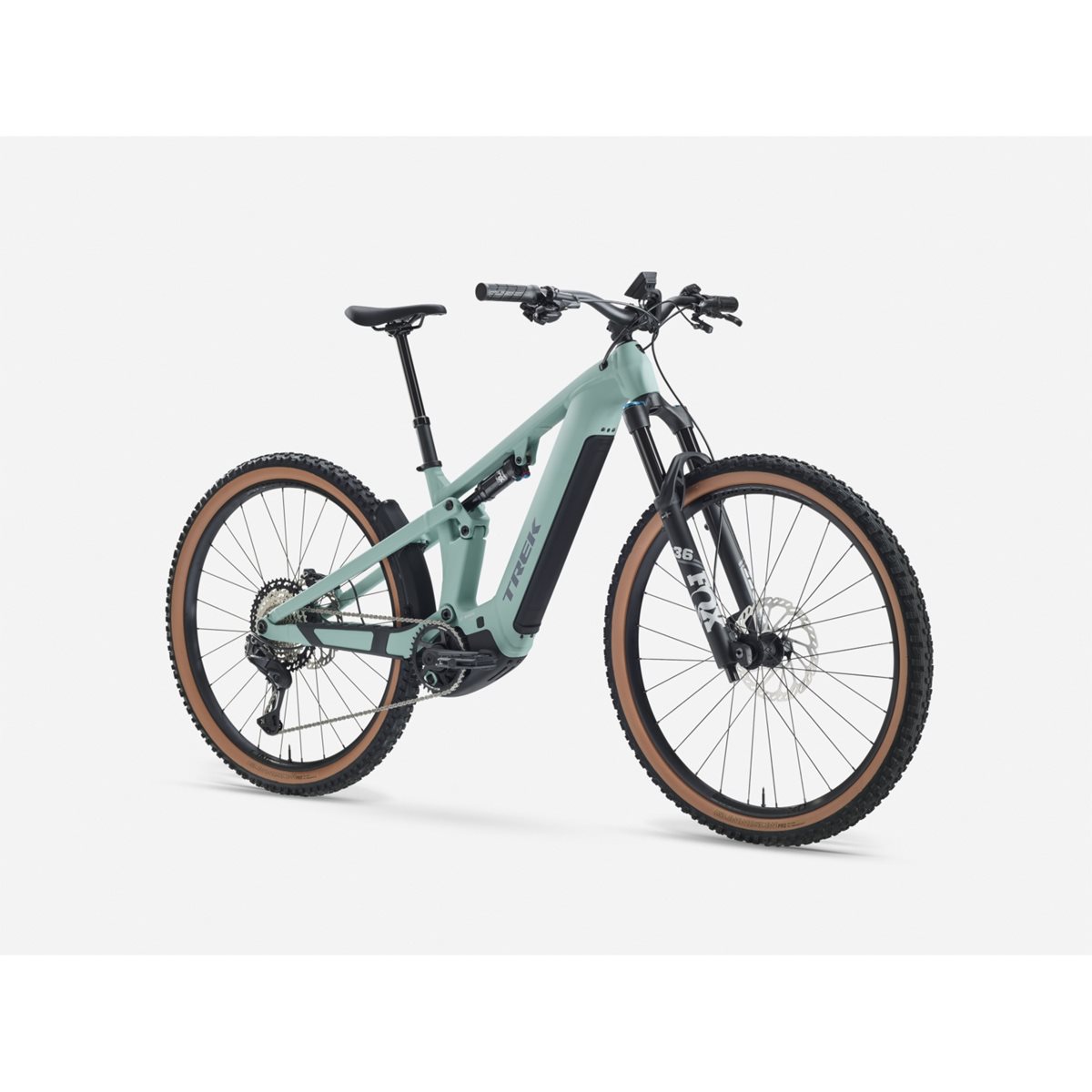 El MTB Trek Powerfly+ FS 8 Gen 4 800Wh Blue Sage/Catalina Fog